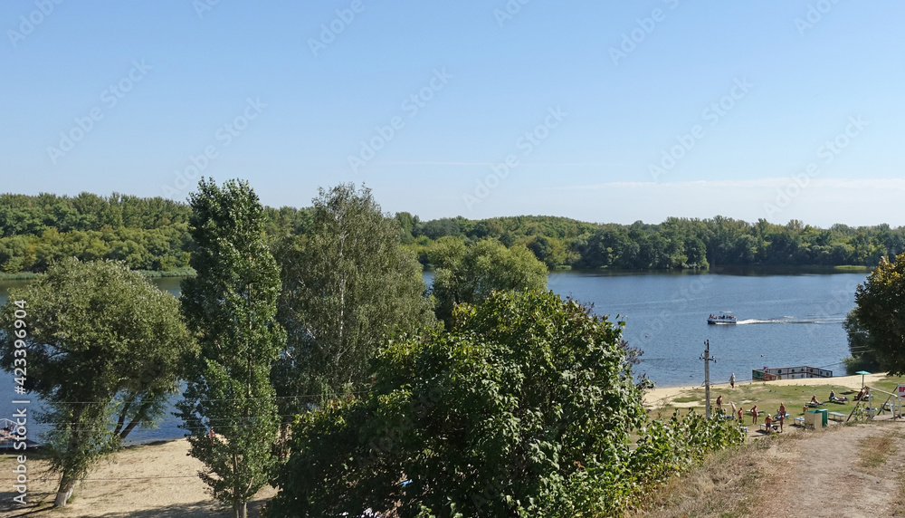 View of the Tambov reservoir