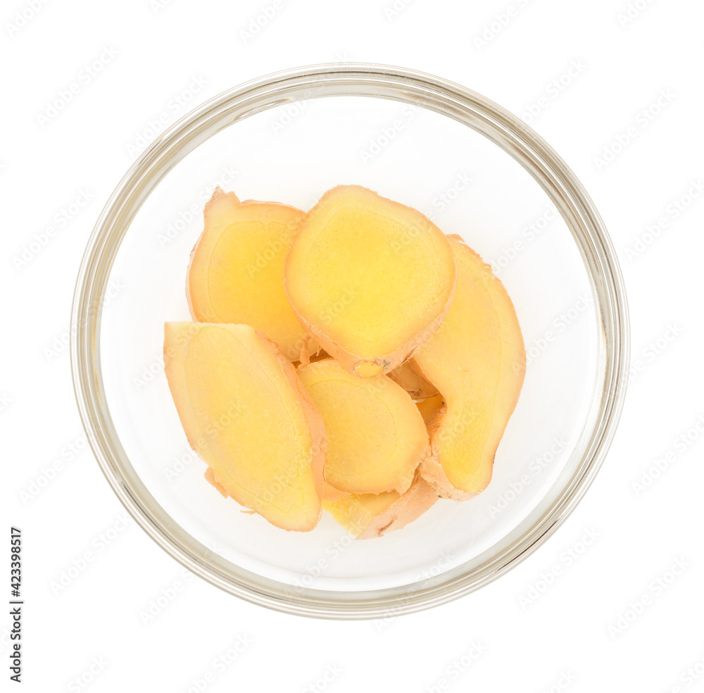 ginger isolated on white background ginger isolated on white background