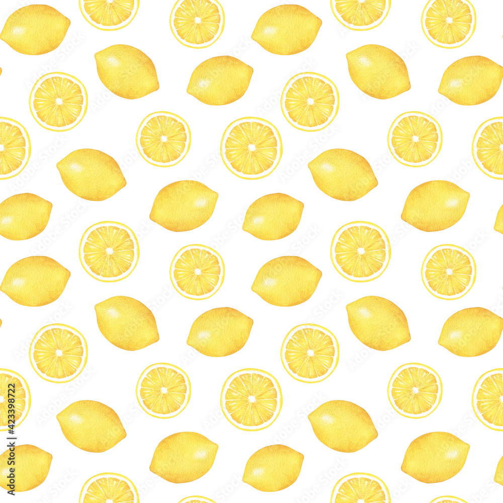 Lemon Seamless Pattern