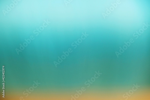 Turquoise blue blurred gradient, desigh background texture