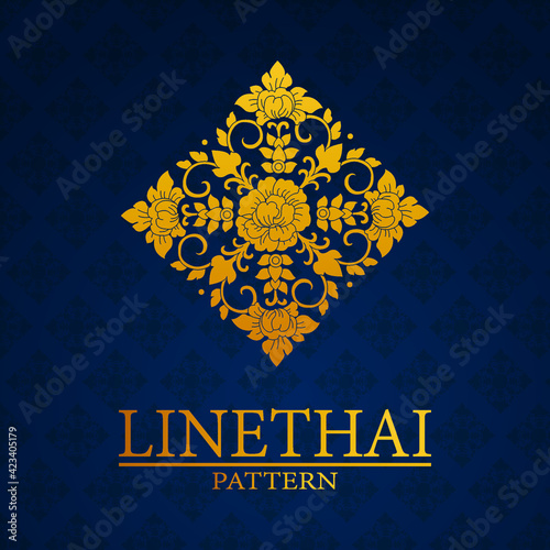 LINE THAI THAiLAND PATTERN EPS10