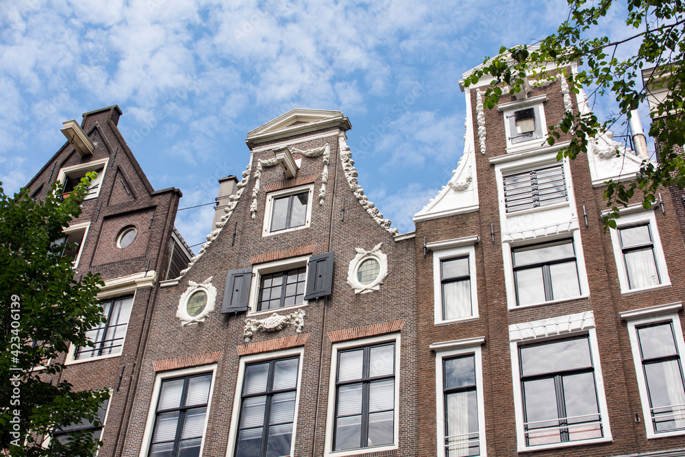 Typische Architektur in Amsterdam.
