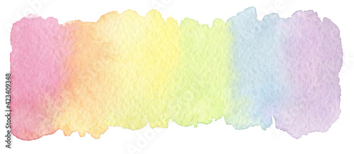 Rainbow Watercolor Texture