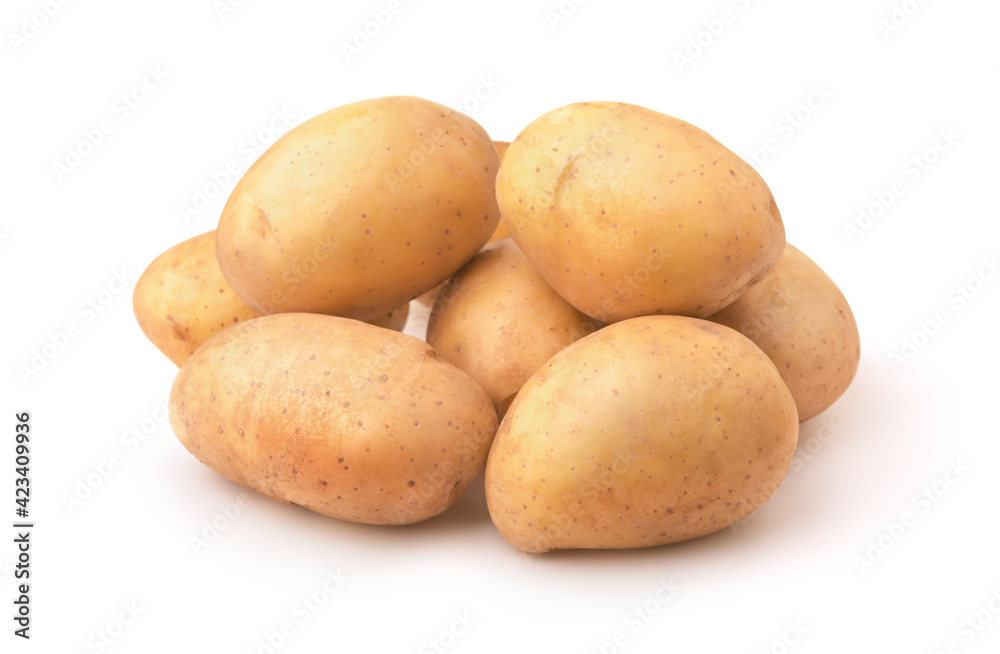 Pile of fresh new potatoes Pile of fresh new potatoes