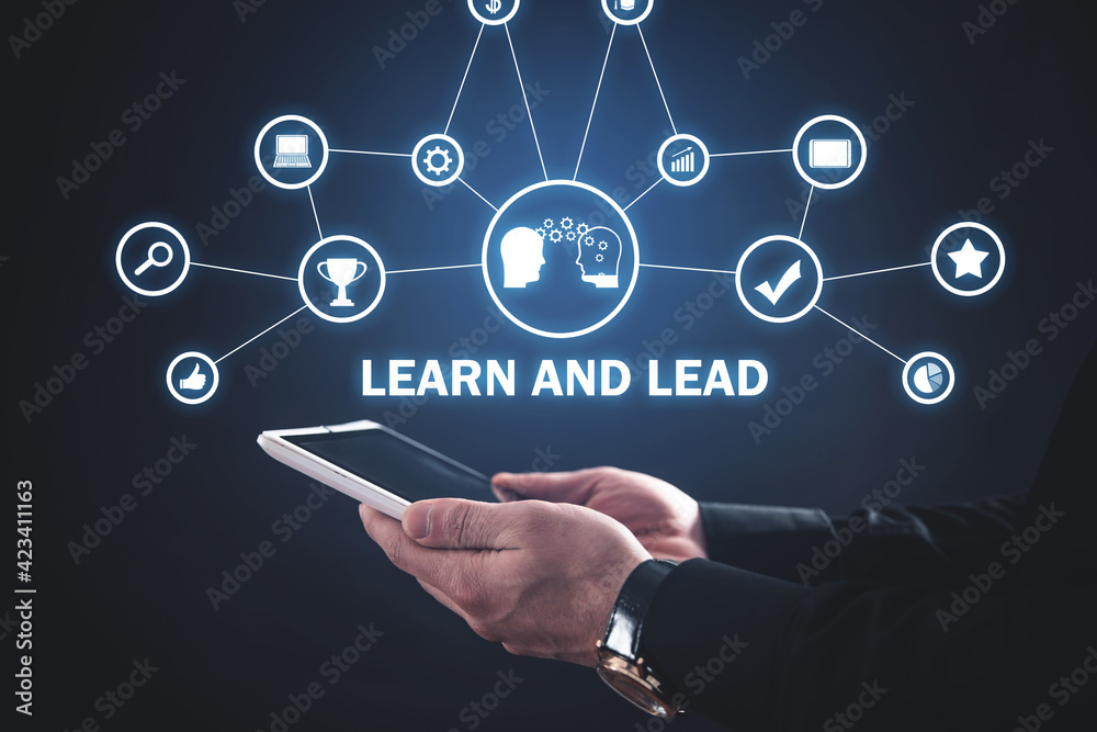 Learn and Lead. Business concept Learn and Lead. Business concept