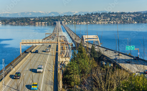 Voewpoint Over Floating Bridges 7 photo