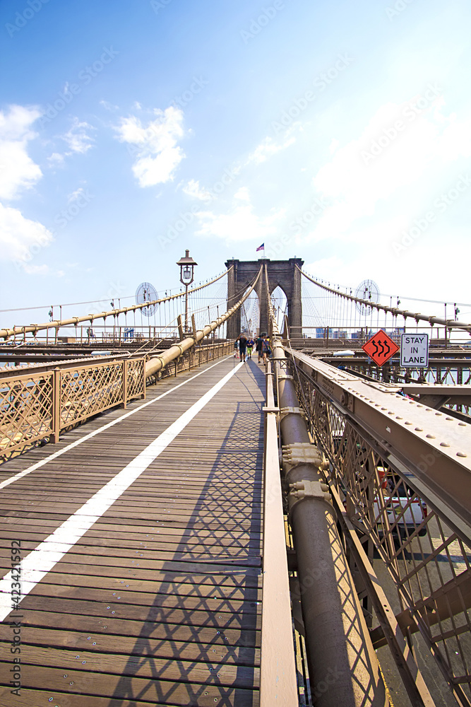 Obraz premium Brooklyn Bridge, Manhattan, NYC