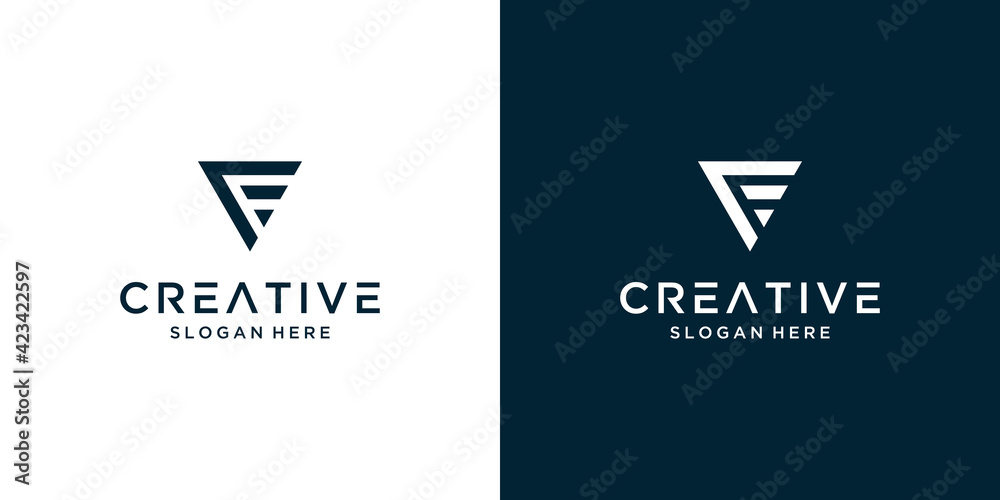 Minimalist elegant letter V logo design vector Minimalist elegant letter V logo design vector