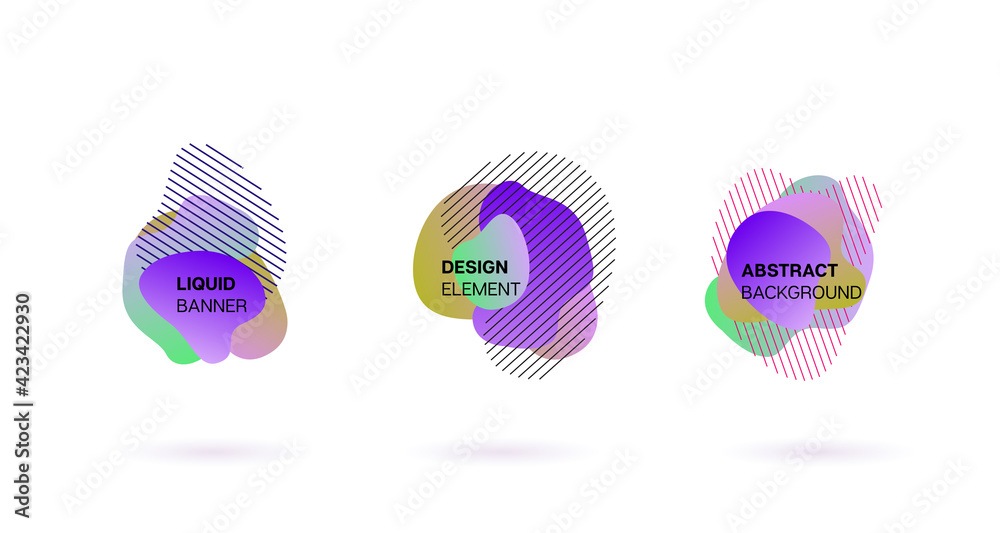 Dynamic Splashes. Liquid Shapes Vector Set. Dynamic Splashes. Liquid Shapes Vector Set.