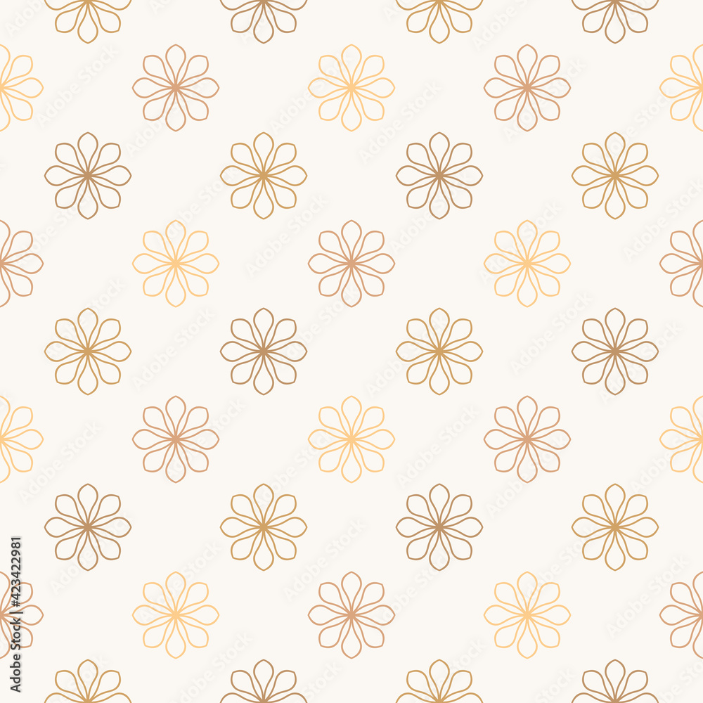 Abstract seamless pattern with mandala flower. Mosaic, tile, polka dot. Floral background. Abstract seamless pattern with mandala flower. Mosaic, tile, polka dot. Floral background.