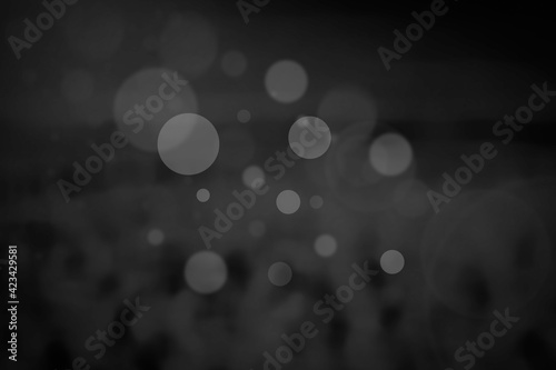 Black light Bokeh on background. Blank for design.