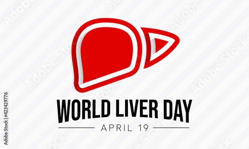 World Liver day is observed each year on April 19th across the globe. aims to raise global awareness of hepatitis a group of infectious diseases known as Hepatitis  A, B, C, D, and E. Vector art.