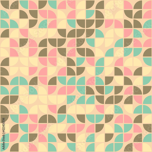 Abstract Geometric Pattern generative computational art illustration