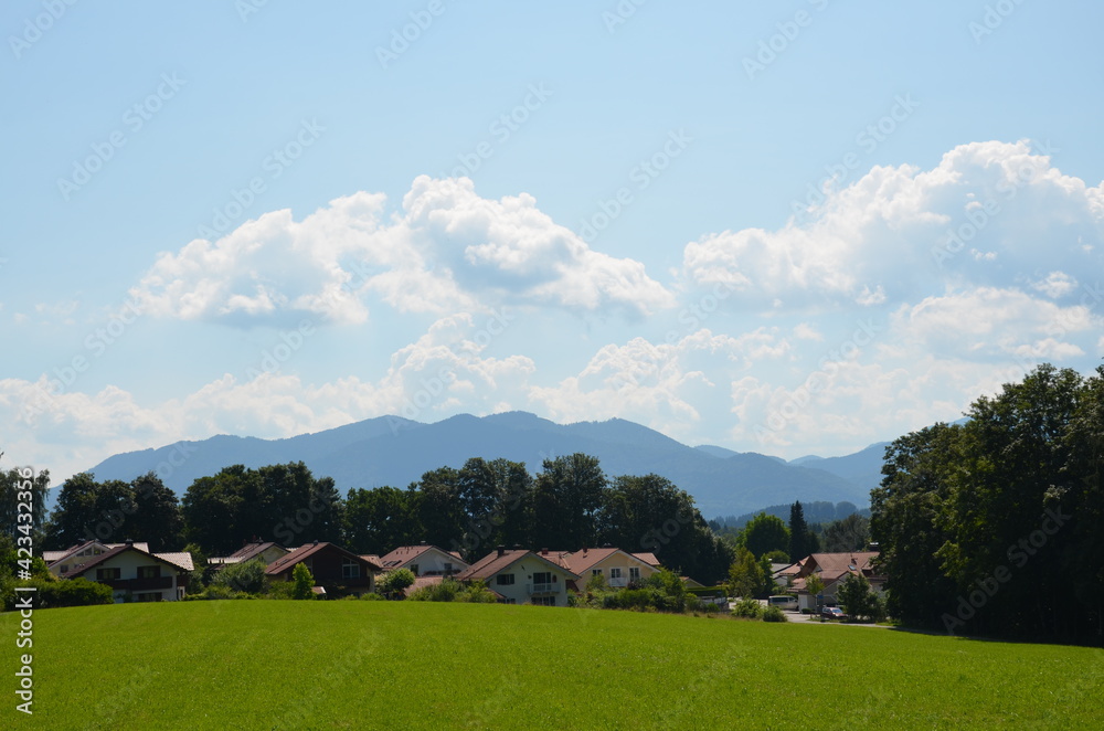 Naklejka premium beautiful bavarian landscape