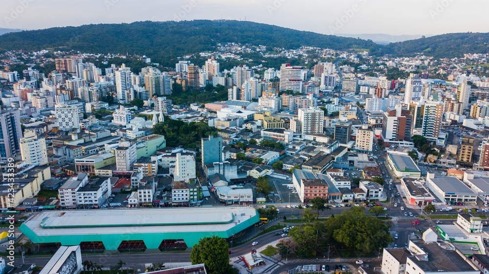 Aerial view of the city of Criciúma SC
