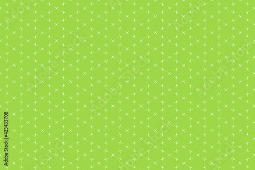 green polka dot background Seamless geometric pattern design texture.