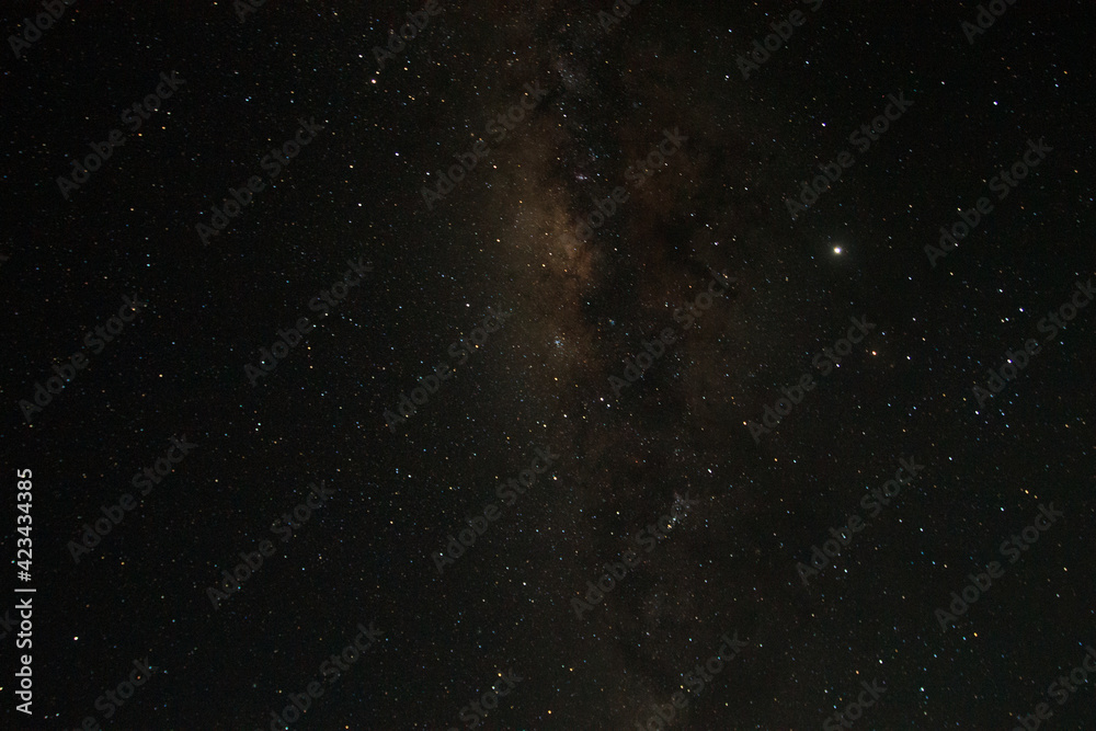 Austral sky milky way detail taken from Tanzania