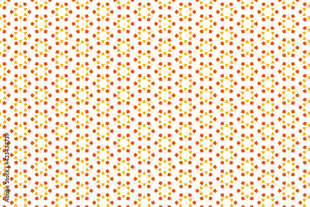 Floral Decorative Vector Seamless Pattern Design. Simple seamless pattern with decorative elements Floral Decorative Vector Seamless Pattern Design. Simple seamless pattern with decorative elements
