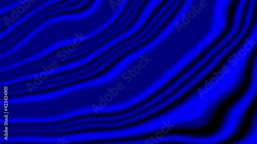 Wallpaper Mural Wave movement of bright, blue bands Torontodigital.ca