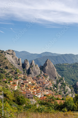 Castelmezzano village. Basilicata. Italy - Puglia region