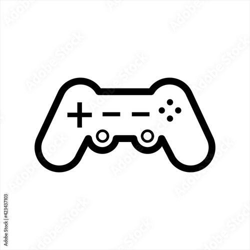 The best Gamepad icon vector, illustration logo template in trendy style. console icon. sign design. Simple gamepad line icon.
