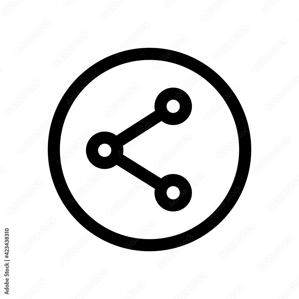Share icon vector. hare line icon, outline vector sign, linear style pictogram isolated on white. Connection symbol, logo illustration. Thick line design. Share icon vector. hare line icon, outline vector sign, linear style pictogram isolated on white. Connection symbol, logo illustration. Thick line design.