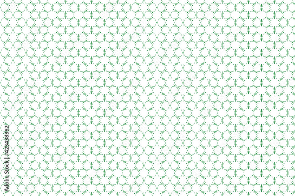 seamless pattern with the green flower on White. green and white Seamless geometric pattern design texture. seamless pattern with the green flower on White. green and white Seamless geometric pattern design texture.