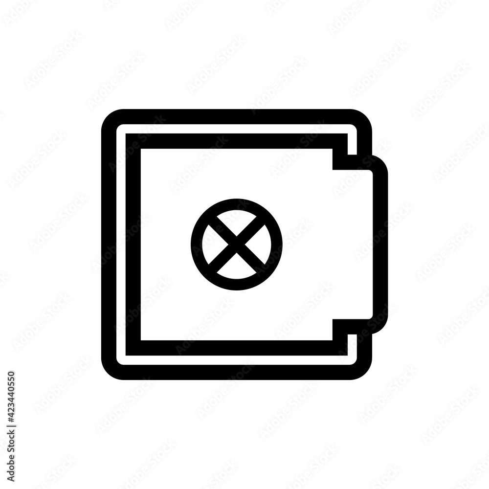 Brankas safe-deposit box, Safe icon, Save money solid icon. wallet web, Safe bank for safety protection. Deposit secure box. Wealth for business and finance concept. Vector illustration. Brankas safe-deposit box, Safe icon, Save money solid icon. wallet web, Safe bank for safety protection. Deposit secure box. Wealth for business and finance concept. Vector illustration.