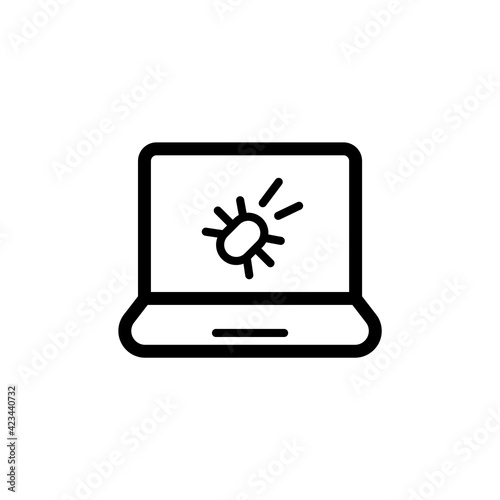 Icon phising graphic design single icon vector illustration. Phising attack. Web icon. Password phishing line icon, security and theft, hacker attack sign vector graphics