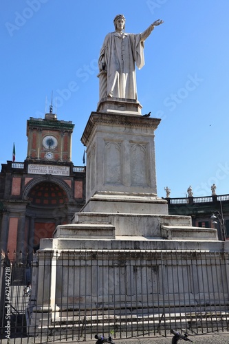 Napoli - Monumento di Dante Alighieri