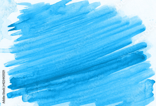 Wallpaper Mural blue brush Torontodigital.ca