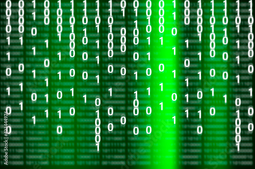 Wallpaper Mural Abstract Technology Binary code Background.Digital binary data and Secure Data Concept Torontodigital.ca