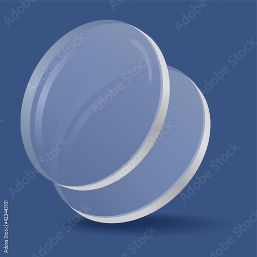 Optical convex lenses
