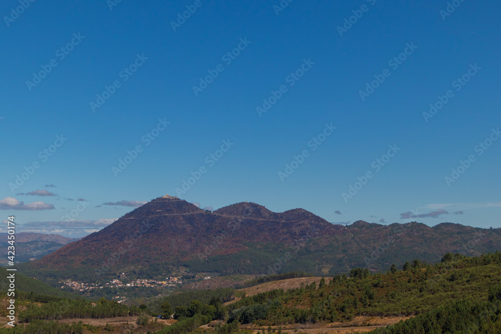Nossa Senhora da Graca and mountain chain of Mondim de Basto