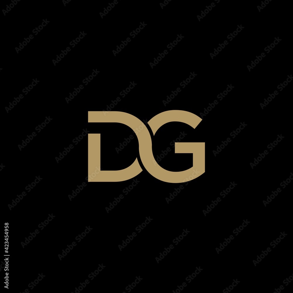 Creative modern elegant letter DG initial based letter icon logo. Creative modern elegant letter DG initial based letter icon logo.
