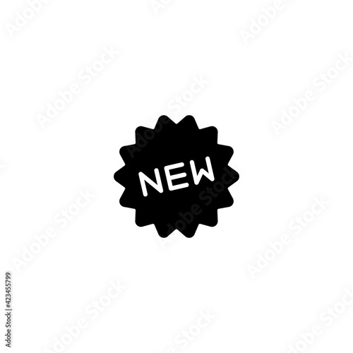 Tag New icon vector for web, computer and mobile app
