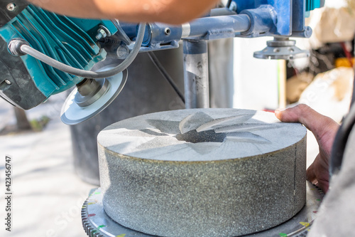 nixtamal millstone grinding machine