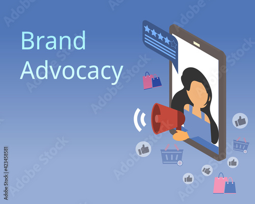 brand advocacy which people who love your brand will continue to support your company and promote your services or products 