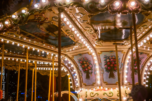 carousel at night