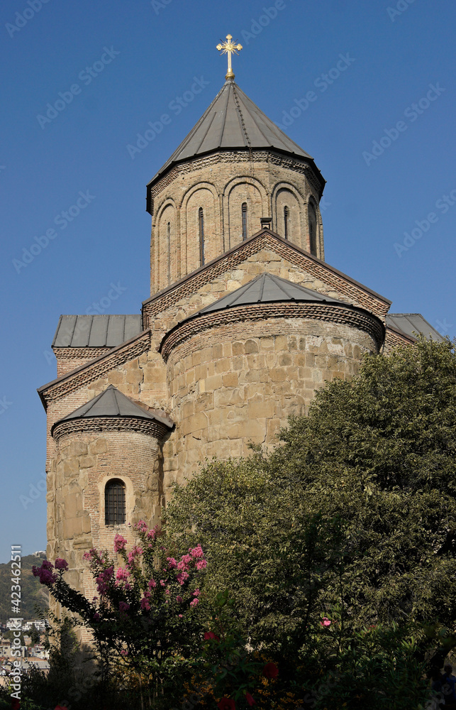 Fototapeta premium Metekhi Church, Tbilisi, Georgia