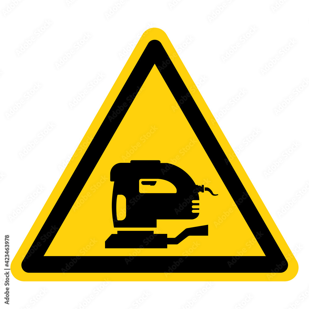 Sanding Machine Symbol Sign,Vector Illustration, Isolate On White Background Label. EPS10