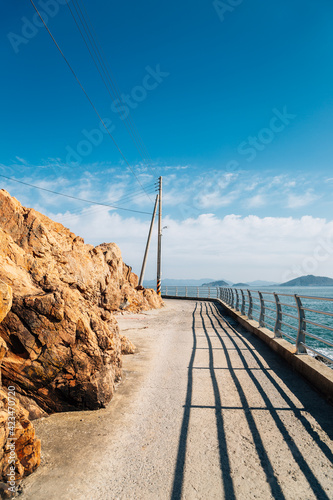 Gogunsan Islands Munyeodo seascape in Gunsan, Korea photo