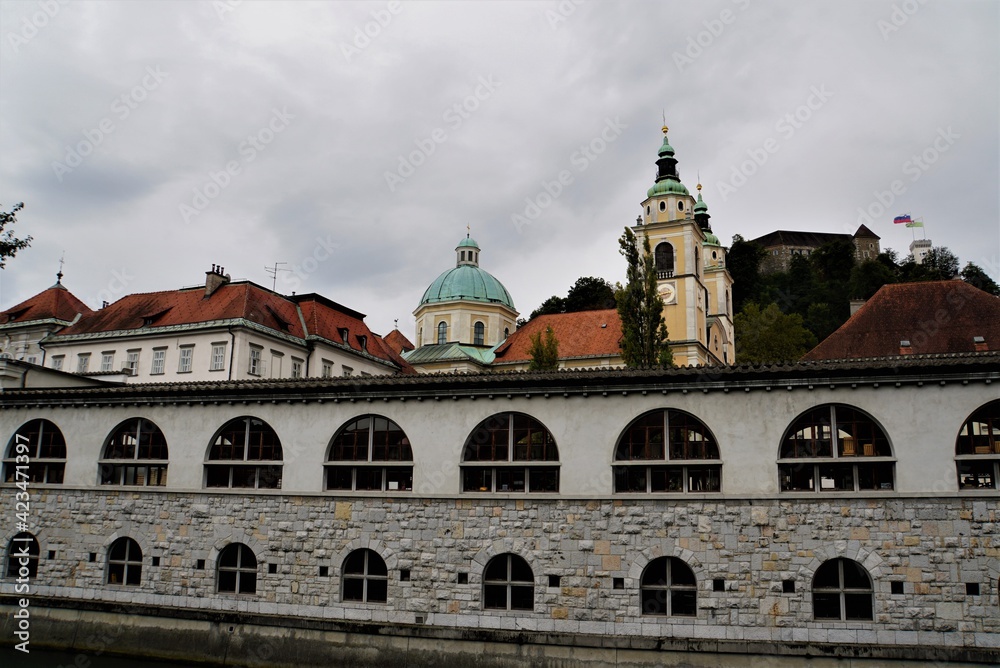 Ljubljana, Slovenija,Ljubljanica
