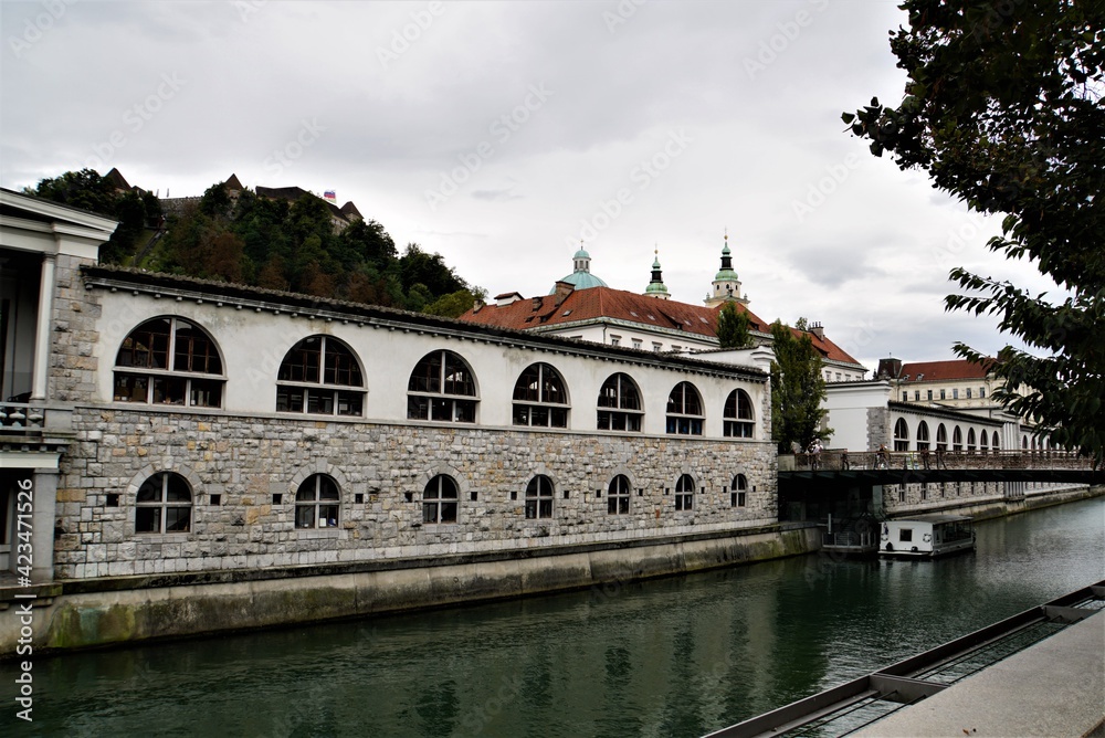 Ljubljana, Slovenija,Ljubljanica Ljubljana, Slovenija,Ljubljanica