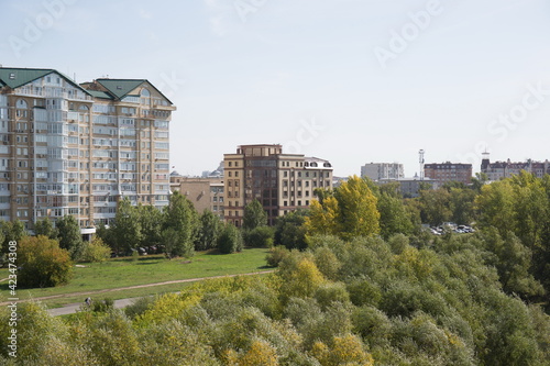 Russia Siberia views of the city of Omsk architecture