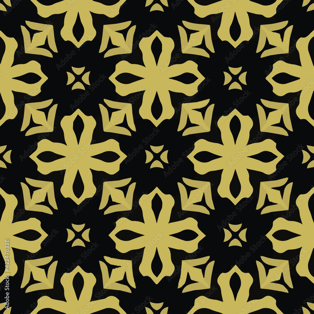 Geometric vector pattern with triangular elements. Seamless abstract ornament for wallpapers and backgrounds.
Geometric vector pattern with triangular elements. Seamless abstract ornament for wallpapers and backgrounds.