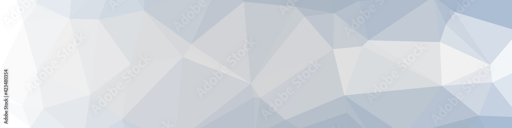 Fototapeta premium Abstract color Low-Polygones Generative Art background illustration