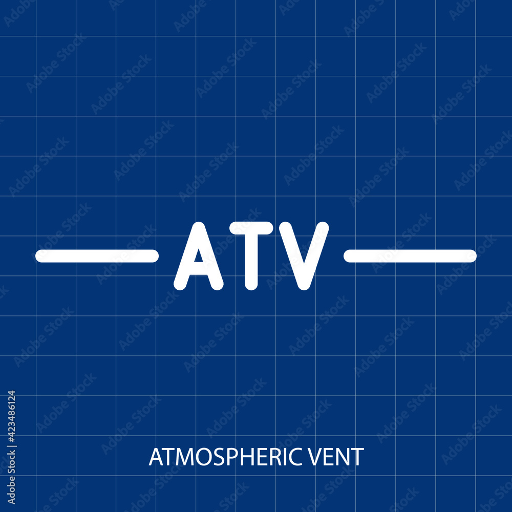 ATMOSPHERIC VENT VECTOR SYMBOL OF PUMPING SYSTEM MECHANICAL SYSTEM ATMOSPHERIC VENT VECTOR SYMBOL OF PUMPING SYSTEM MECHANICAL SYSTEM