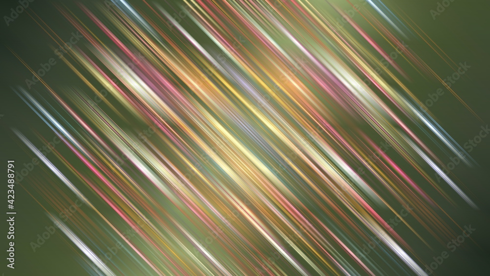 緑と光の流れる背景