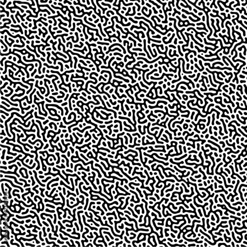 Cyclic Symmetric Multiscale Turing Pattern. Monochrome texture